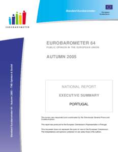 Standard Eurobarometer  European Commission  EUROBAROMETER 64