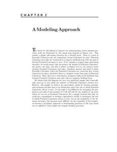 CHAPTER 2  A Modeling Approach T
