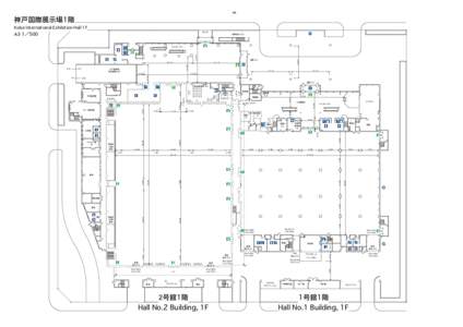 道路  神戸国際展示場1階 Kobe International Exhibition Hall 1F 北入口