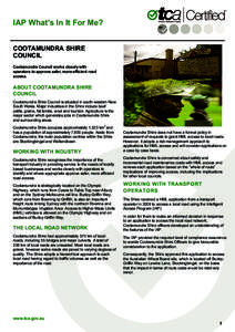 Microsoft Word - Case Study[removed]Cootamundra Shire Council new template