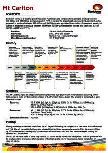 Geology / Economic geology / Ore / Mining