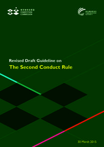 Revised Draft Guideline on  The Second Conduct Rule 30 March 2015