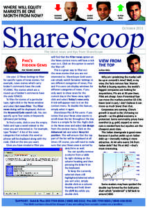 WHERE WILL EQUITY MARKETS BE ONE MONTH FROM NOW? DOMINIC PICARDA