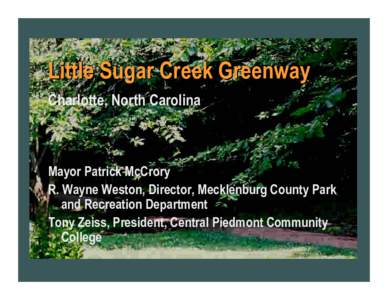 Geography of the United States / Land management / Landscape architecture / Parks / East Coast Greenway / Parks and Greenways in Huntsville / Rachel Carson Greenway / Human geography / Land use / Greenways