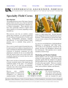 center for crop diversification