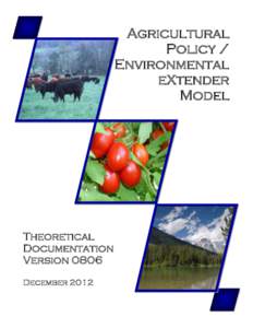 Agricultural Policy / Environmental eXtender Model