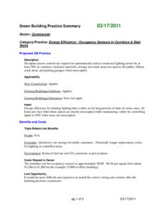 Microsoft Word - 09_C-GB Summary - Ocupancy Sensors[removed]doc