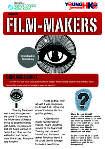 Discover  FILM-MAKERS investigative filmmaking