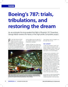 FEATURE  Boeing’s 787: trials,