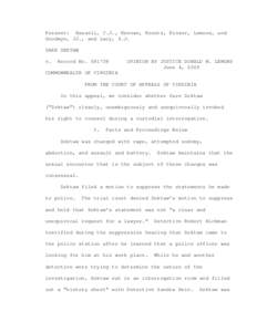 Miranda warning / Miranda v. Arizona / Edwards v. Arizona / Criminal procedure / Davis v. United States / Right to counsel / Michigan v. Jackson / Massiah v. United States / Law / Case law / Law enforcement in the United States