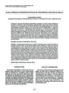 Revista Brasileira de Paleontologia 8(2):[removed], Maio/Agosto 2005 © 2005 by the Sociedade Brasileira de Paleontologia