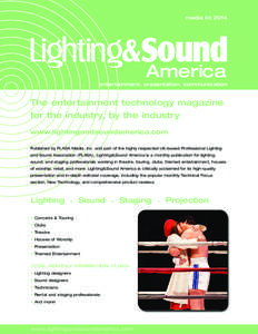 media kit[removed]Lighting&Sound America entertainment, presentation, communication
