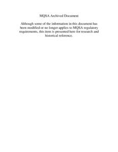 The Mammography Quality Sandards Act Final Regulations: Modifications and Additions to Policy Guidance Help System #9 - Guidance for Industry and FDA Staff