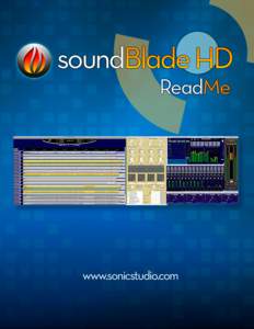 ReadMe file for soundBlade LE
