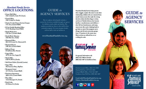 Heartland Family Service  GUIDE to AGENCY SERVICES  OFFICE LOCATIONS: