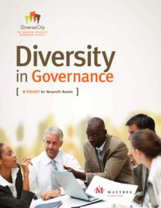 Diversity in Governance [ A TOOLKIT for Nonprofit Boards