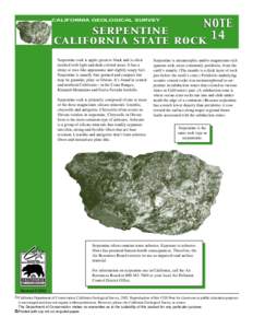 Serpentine group / Metamorphic rocks / Ultramafic rocks / Inosilicates / Asbestos / Peridotite / Chrysotile / Serpentinite / Enstatite / Petrology / Silicate minerals / Chemistry