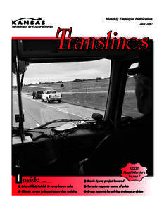 Monthly Employee Publication July 2007 Translines  DEPARTMENT OF TRANSPORTATION