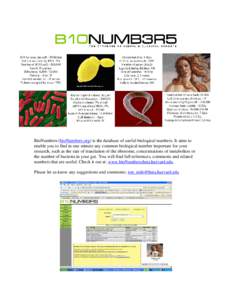 Microsoft Word - conf BioNumbers handout - v5.doc
