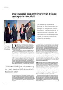 nieuws  Strategische samenwerking van Strabo en Experian-Footfall  De verbetering van kwaliteit,