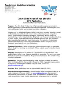 Academy of Model Aeronautics 5161 East Memorial Drive Muncie, Indiana[removed]1256 – Business[removed] – Fax[removed] – Membership Services