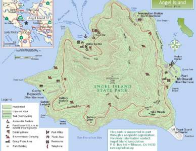 Angel Island State Park Map