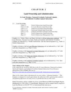 Land Ownership Acres by Subsection