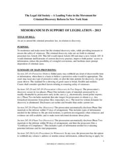 Motion / Discovery / Prosecutor / Closing argument / Exculpatory evidence / Jencks Act / Wisconsin Circuit Court / Law / Criminal law / Government