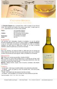 Calvados Original - Domaine Dupont