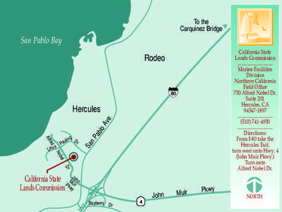 To the Carquinez Bridge San Pablo Bay California State Lands Commission