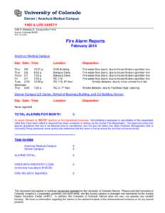 Microsoft Word - Fire Alarm Reports Feb14.docx