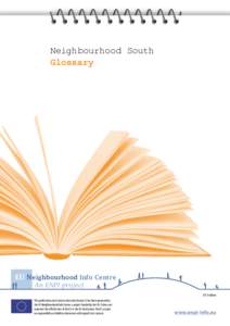 Neighbourhood South Glossary EU Neighbourhood Info Centre An ENPI project 2013 edition