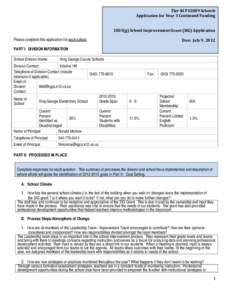 United States Department of Education / Formative assessment / Education policy / Response to intervention / Turnaround model / Education / Educational psychology / School Improvement Grant