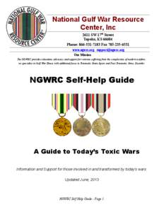 National Gulf War Resource Center, Inc 2611 SW 17th Street