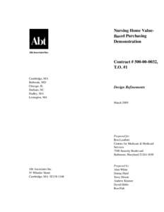 Geriatrics / Federal assistance in the United States / Healthcare reform in the United States / Presidency of Lyndon B. Johnson / Nursing home / Minimum Data Set / Nursing / Pay for performance / Medicare / Medicine / Health / Health economics