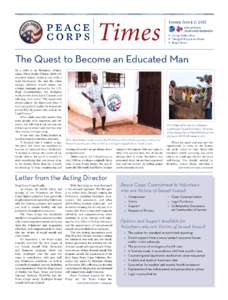 Peace Corps Times, Issue 3, [removed]Peace Corps