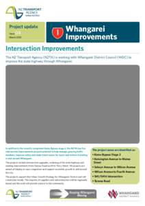 Project update Issue 04 March 2012 Whangarei Improvements