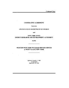 New York State Energy Research and Development Authority / United States Environmental Protection Agency / Pollution / Environment / Radioactive waste / Government / Energy policy in the United States / Economy of New York / Energy law