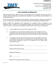 Print Form  Occupational and Business Licensing 555 Wright Way Carson City, Nevada[removed][removed]