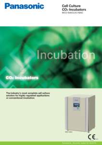 Cell Culture CO2 Incubators MCO-19AIC(UV)/19AIC  The industry’s most complete cell culture