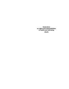 Political charters / Social psychology / Behavior / Canadian Charter of Rights and Freedoms / Human rights / Rights / Quebec Charter of Human Rights and Freedoms / Dignity / Chaoulli v. Quebec / Ethics / Law / Human rights in Canada