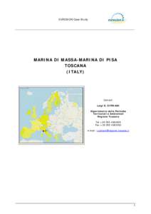 EUROSION Case Study  MARINA DI MASSA-MARINA DI PISA TOSCANA (ITALY)