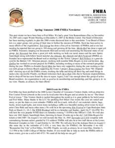FMHA FORT MILES HISTORICAL ASSOCIATION 120 WILD RABBIT RUN LEWES, DE[removed]0753