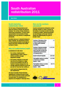 Politics / Voting / Australian Electoral Commission / Government / Divisions of the Australian House of Representatives / Electoral districts of South Australia / Elections in Australia / Voting theory / Redistribution