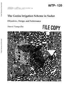 Africa / Land use / Geography of Sudan / Gezira Scheme / Irrigation / Wad Madani / Sudan / Gezira Island / Plusquellec / Al Jazirah / Land management / Geography of Africa