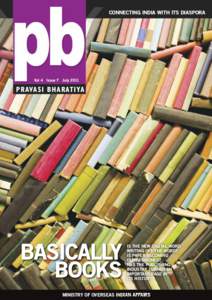 connectIng IndIa wIth Its dIaspora  vol 4 Issue 7 July 2011 PRAVA SI BHARATIYA