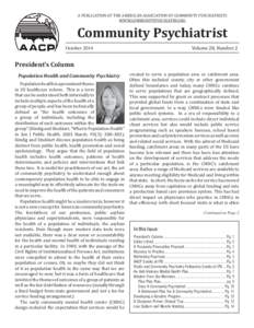 2014 AACP October Newsletter.indd