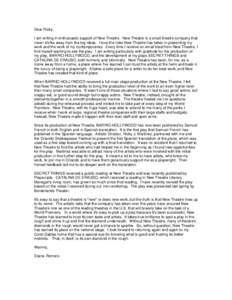 Microsoft Word - Elaine R letter.doc