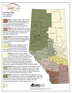 I.D. NO. 24 (WOOD BUFFALO)  ALP Zones 2012 www.ablamb.ca[removed]MACKENZIE COUNTY