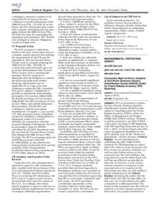 Environment / North American Industry Classification System / Emergency Planning and Community Right-to-Know Act / Standard Industrial Classification / Toxics Release Inventory / Title 40 of the Code of Federal Regulations / Federal Register / Superfund / United States Environmental Protection Agency / Hazardous waste / Pollution